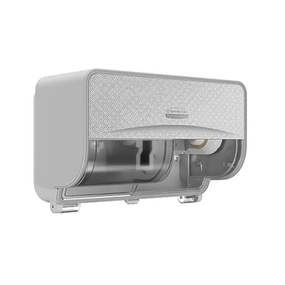 Image of Kimberly Clark Professional Icon Standard Roll Toilet Tissue Dispenser Silver