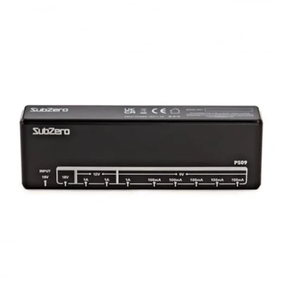 Image of SubZero Guitar Pedal Power Supply with 9V 12V 18V Outputs