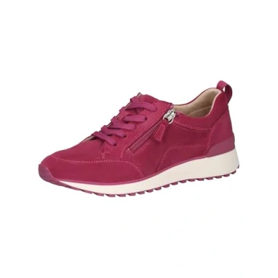 Image of CAPRICE Women Damen 9 23702 42 Sneaker, Pink Suede, 5 UK