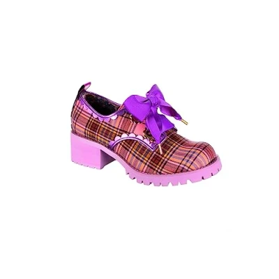 Image of Irregular Choice Class Act Shoes, Pink EUR 42 (UK 8)