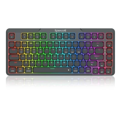 Image of Redragon K706 PRO 75% Wireless Gasket RGB Gaming Keyboard, 3 Modes 82 Keys Compact Mechanical Keyboard w/Ultra Slim Board, Low Profile Linear Red Switch and Dual Win/MAC System