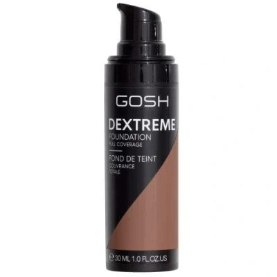 Image of GOSH Dextreme Full coverage Foundation 30ml I liquid, moisturising make up for a flawless complexion vegan face with high cover pimples and dark circles 008 Golden