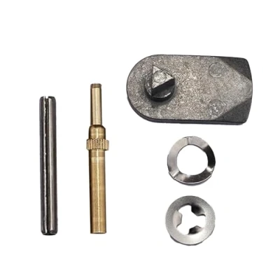 Image of Universal Meter Box Door Repair Kit Hinges and Latch for Quick Easy Repairs (Metal) Accessories
