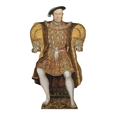 Image of Star Cutouts Cut Out of King Henry VIII