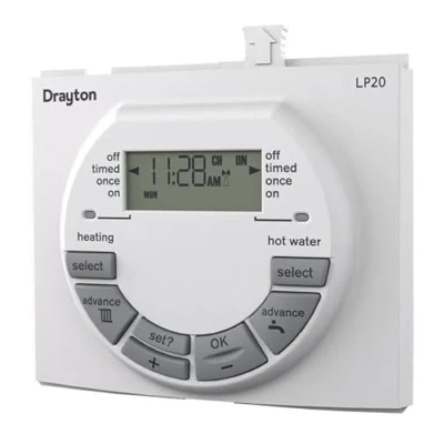 Image of Drayton LP20 Twin Channel Digital Progammer (Replaces Worcester DT20 7716192038) Hanicks
