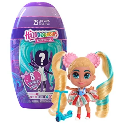 Image of JP Hairdorables JPL23660 Short Cuts Series 1 (Style at Random), Shortcuts