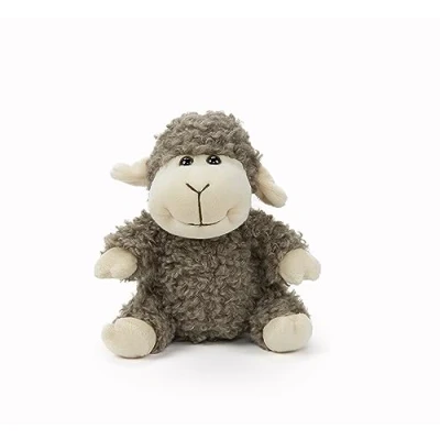 Image of lilizzhoumax Simulation Lamb Plush Toy 13cm/5, sit Realistic Stuffed Animal Wild Cute Sheep Toy, Super Soft Home Decoration Toys, Gift for Friends and Kids grey