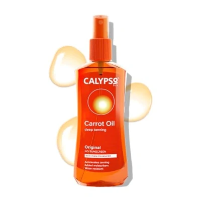Image of Calypso Original Carrot Oil No SPF Accelerates tanning Self tan 200ml