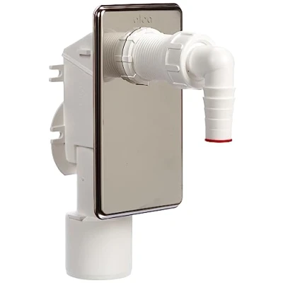 Image of Flush Mounted Siphon for Washing Machine Chrome