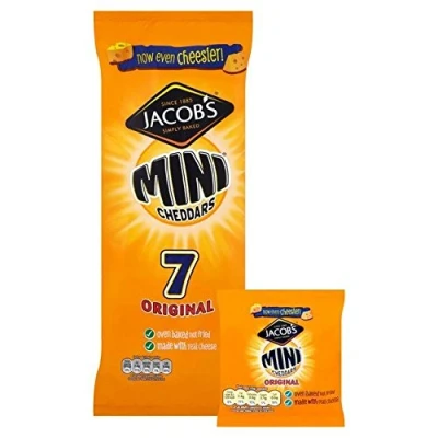 Image of Jacob&#039;s Mini Cheddars Cheese 25g x 7 per Pack