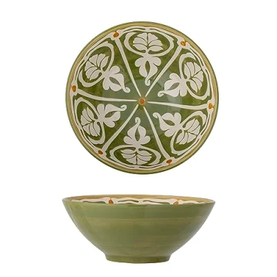 Image of Bloomingville Heikki Stoneware Bowl Green