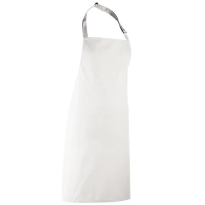 Image of Premier Colours Bib Apron / Workwear (One Size) (White)