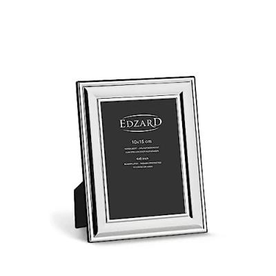 Image of Edzard Photo Frame Sunset, 4x6 inch (10x15 cm), Silver Plated Picture Frame, Tarnish Protected