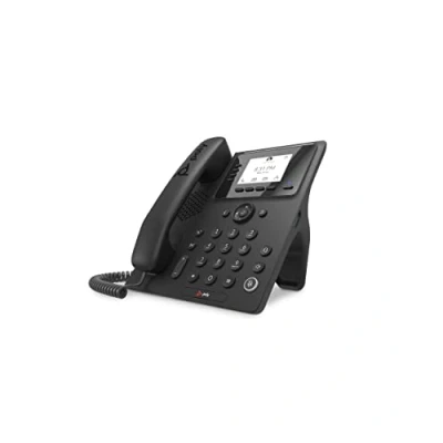Image of Poly CCX 350 Microsoft Teams Integrated IP Desk Phone (Plantronics + Polycom) Blocks Background Noise Traditional Dial Pad Experience Speakerphone Operation Certified