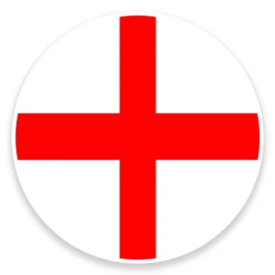 Image of 2 x 10cm England Flag Map Vinyl Sticker Decal Laptop Luggage Travel Tag #9032 (10cm Wide High)