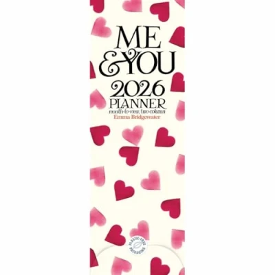 Image of Emma Bridgewater, Me &amp; You Couples Slim Planner 2026