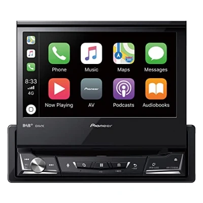 Image of Pioneer AVH Z7200DAB 1 DIN 7&quot; flip out touchscreen multimedia player, Apple Carplay, Android Auto, DAB/DAB+ Digital Radio, Waze (Via CarPlay / Auto), Bluetooth and a 13 band GEQ