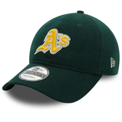 Image of New Era MLB Melton 9TWENTY Unisex Cap, Size: One Size, Dark green
