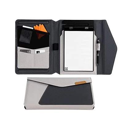 Image of Rocketbook Capsule Cover for Orbit Executive 100% Recyclable with Pen Holder, Magnetic Clasp &amp; Inner Storage Gray