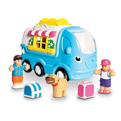 Image of WOW Toys Kitty Camper Van, Blue/Green/Yellow/White