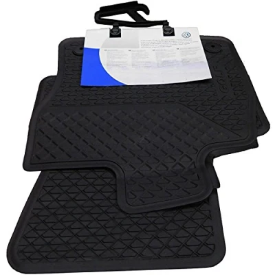 Image of Volkswagen Original Rubber Mats Set of 4 New Touran 2015 All Weather