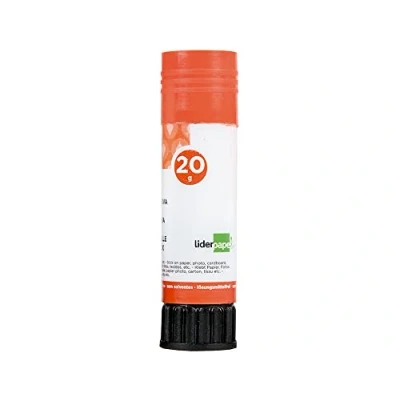 Image of Liderpapel 928010 Adhesive Glue Maximum Glide Instant Drying School Use Stick 20 g White