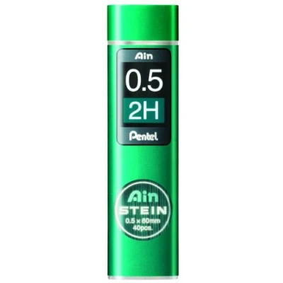 Image of Pentel AIN Stein Pencil Lead 0.5 mm, Hardness B 40 Leads 2H