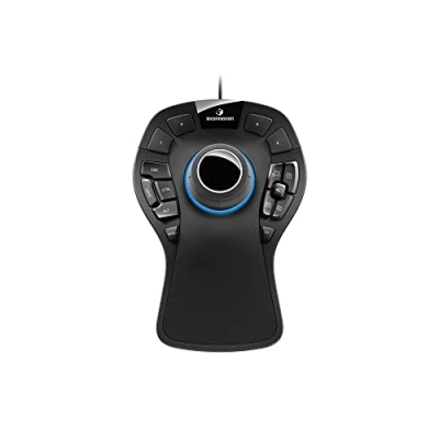 Image of 3Dconnexion SpaceMouse Pro 3DX 700040 Professional 3D Mouse, Black