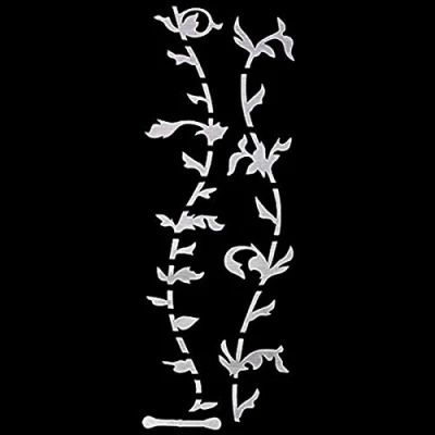 Image of Tree of Life DIY Guitar Neck Fretboard Stickers, Fret Inlay Stickers for Music Guitar, Bass, Acoustic Electric Silver Thin