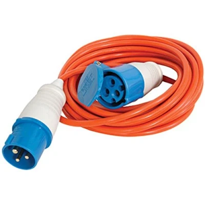 Image of 10M Caravan Motorhome Mains Hook Up Cable Lead Camping CE Approved Power Hookup