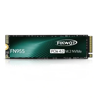 Image of Fikwot NVMe 1TB SSD M.2 2280 PCIe Gen4 Up to 7300MB/s Gamming TLC Internal Solid State Drive HMB and SLC Cache, Compatible with PS5 Laptops Desktops, Graphite Heatsink(FN955)