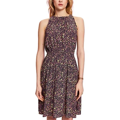 Image of ESPRIT Women&#039;s 043cc1e305 Dress, Navy, XXL