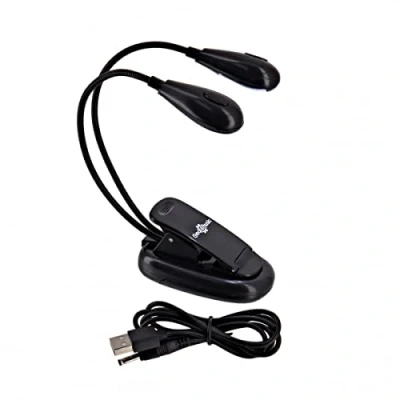 Image of Gear4music Music Stand LED Clip On Light USB or Battery Powered