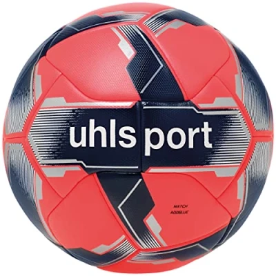 Image of Uhlsport Match Addglue Ball Fluo Rot/Marine/Silber 5