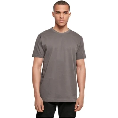 Image of Build Your Brand Men&#039;s T Shirt Round Neck, Darkshadow, XL