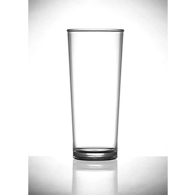 Image of Virtually Unbreakable Polycarbonate Beer Glass Elite Premium 20oz Pint CE Pack of 6