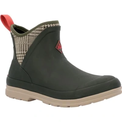 Image of Muck Boots Women&#039;s Originals Ankle Pull On Waterproof Boot, Moss, 6