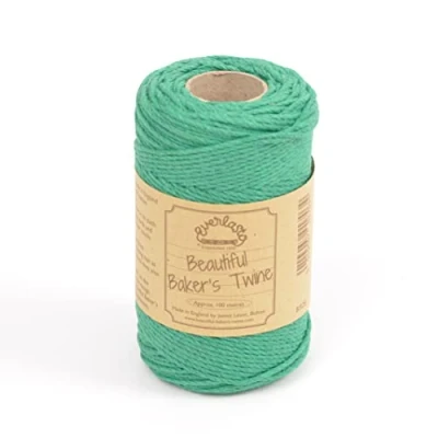Image of 100m Everlasto &#039;Solid&#039; Beautiful Baker&#039;s Cotton Craft Twine (2mm Approx) (Emerald)