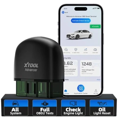 Image of XTOOL AD20 Pro Car Diagnostic Tool OBD2 Scanner Wireless Code Reader with Full Systems Scan Lifetime Update, Oil Reset, Performance Test, Voltage Engine Fault for iOS &amp; Android