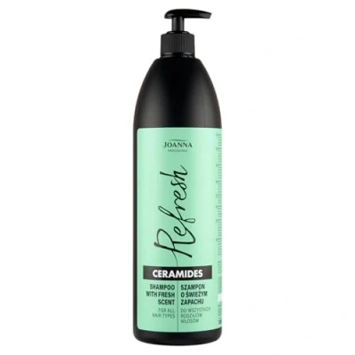 Image of Joanna Professional Ceramids Shampoo with a Fresh Scent for All Hair Types 1000ml