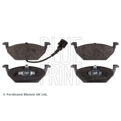 Image of 1K0698151D Brake pad set BLUE PRINT ADV184201 Front Axle incl. wear warning contact with piston clip, anti squeak plate VOLKSWAGEN: GOLF 6