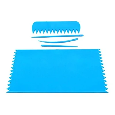 Image of Blue Weaving Loom Board Frame 95 x 160mm with Comb &amp; Needles. Ideal for Making Phone Socks etc. Instructions Included (S7382) Free UK Postage