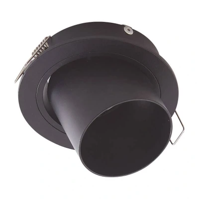 Image of Lindby Thorid downlight, black, 1 bulb