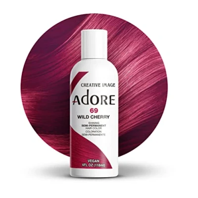 Image of Adore Shining Semi Permanent Hair Colour, 69 Wild Cherry