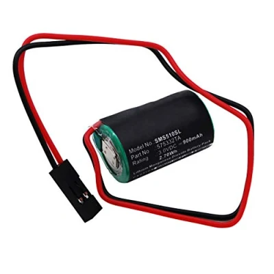 Image of subtel® 840D, MC2 BAT AB, 575332TA, 6FC5247 0AA18 0AA0 Battery Replacement for Siemens Simatic S7 300, W79084 E1001 B2, S5 90U, 100U 900mAh 3.0V