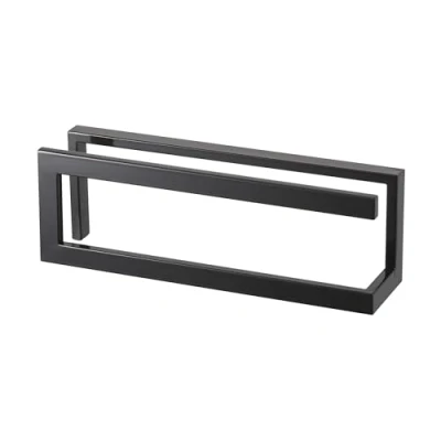 Image of YAMAZAKI 6462 LINE Slipper Rack, black, Steel, Minimalist, 42 x 10.5 14 cm