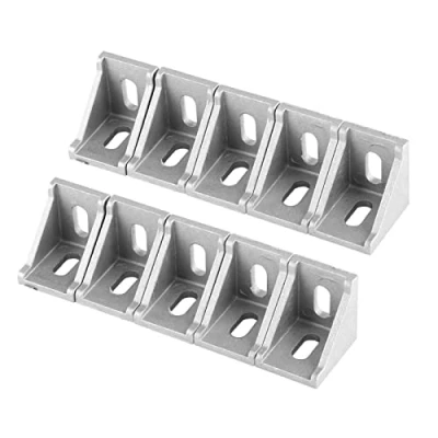 Image of 10pcs 35x35mm Aluminum Alloy Corner Braces Right Angle Bracket L Shape Shelf