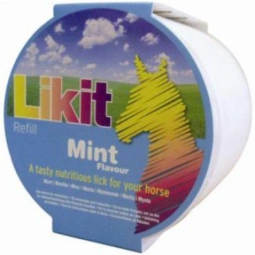 Image of Likit Horse Treat Refill Mint 650g Tasty Treat, Reduce Your Horse&#039;s Boredom &amp; Stress