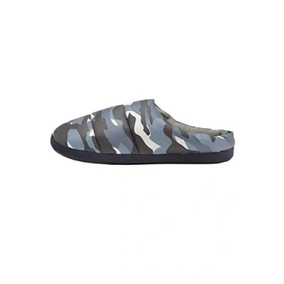 Image of Dunlop Mens Camouflage Mule Slipper Navy X Large 12/13