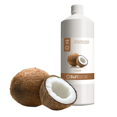 Image of Suntana Spray Tan Coconut Fragrance Light 8% DHA Sunless Solution 1000ml